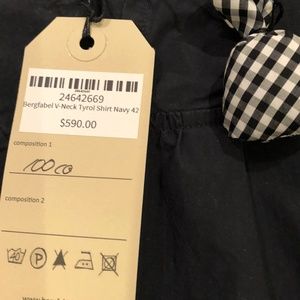 Bergfabel Tyrol V Neck Top - NWT